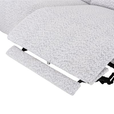 LEFT CORNER 3-SEAT SOFA WITH RECLINE VALENTE HM3317.01L LIGHT GREY FABRIC 275x160x104H