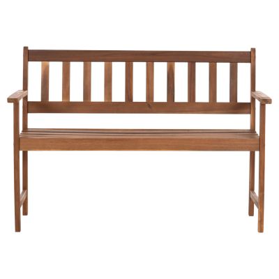 OUTDOOR BENCH 2-SEATER FORNEL HM6546 ACACIA WOOD IN NATURAL COLOR 122x56x85Hcm.