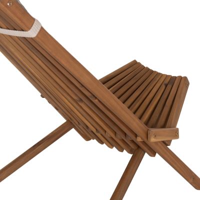 Сгъваем шезлонг с възглавница за глава Shigan 88x59x82,5 см (височина).