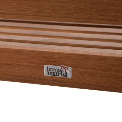 OUTDOOR BENCH 3-SEATER GEORGE HM6548 ACACIA WOOD IN NATURAL COLOR 160x62x90Hcm