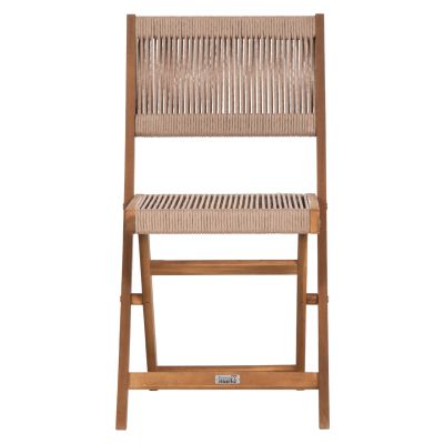 Сгъваем стол SIGGE-бежово 51x43x82 см (височина).