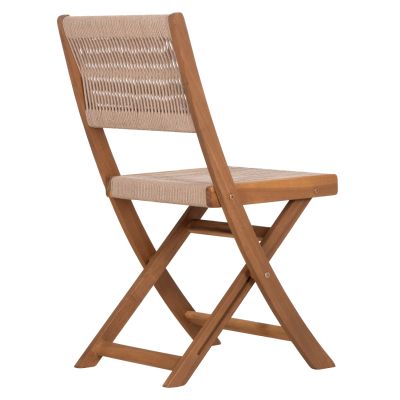 Сгъваем стол SIGGE-бежово 51x43x82 см (височина).