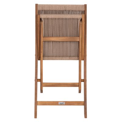 Сгъваем стол SIGGE-бежово 51x43x82 см (височина).