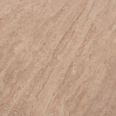 COFFEE TABLE VENERA HM18441 CERAMIC TOP WITH TRAVERTINE STONE LOOK--MDF BASE WALNUT Φ80x42H