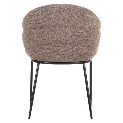 DINING SET 7PCS DRENNY HM11395.03 CERAMIC TOP IN PANDORA COLOR SCHEME--CHAIRS WITH TAUPE COLOR FABRIC
