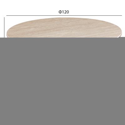 DINING SET 5PCS WALDEN HM12104.03 CERAMIC TOP IN TRAVERTINE COLOR--TAUPE FABRIC CHAIRS
