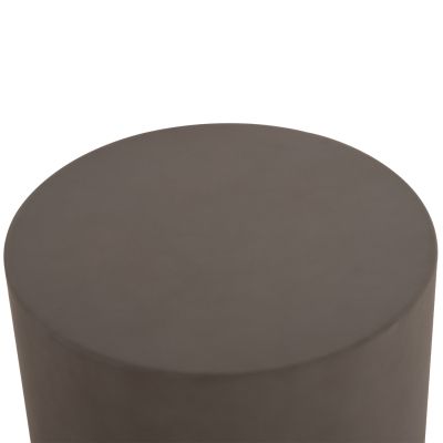 ROUND SIDE TABLE KYOKO HM6592.01 GREY FIBER CEMENT Φ40x43Hcm