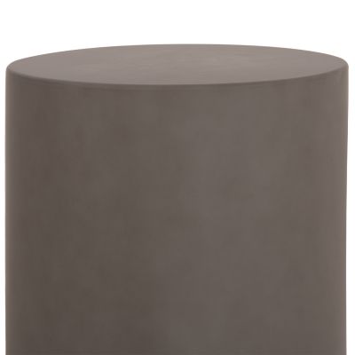 ROUND SIDE TABLE KYOKO HM6592.01 GREY FIBER CEMENT Φ40x43Hcm