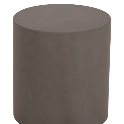 ROUND SIDE TABLE KYOKO HM6592.01 GREY FIBER CEMENT Φ40x43Hcm