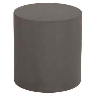 ROUND SIDE TABLE KYOKO HM6592.01 GREY FIBER CEMENT Φ40x43Hcm