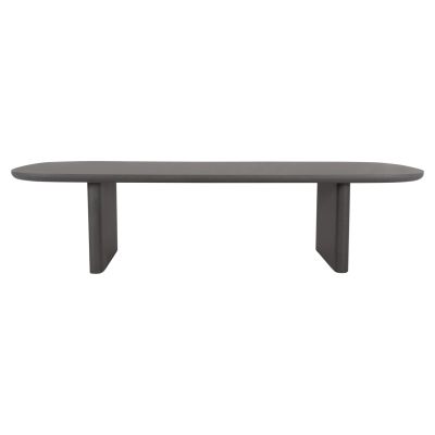 DINING TABLE AZAMI HM6600.01 GREY FIBER CEMENT 240x100x75Hcm