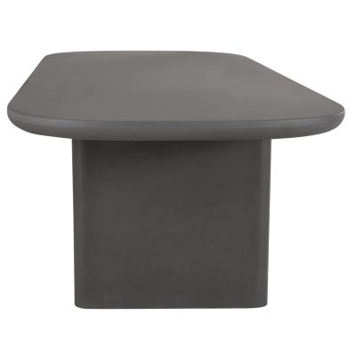 DINING TABLE AZAMI HM6600.01 GREY FIBER CEMENT 240x100x75Hcm