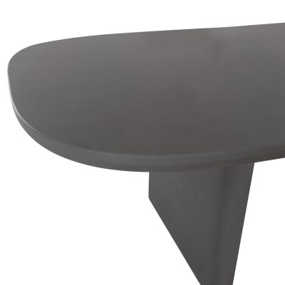 DINING TABLE AZAMI HM6600.01 GREY FIBER CEMENT 240x100x75Hcm
