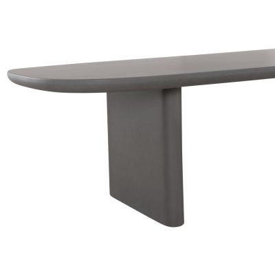 DINING TABLE AZAMI HM6600.01 GREY FIBER CEMENT 240x100x75Hcm