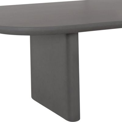 DINING TABLE AZAMI HM6600.01 GREY FIBER CEMENT 240x100x75Hcm