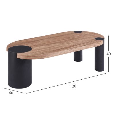 Овална холна маса OVALON 120x60x40 см.