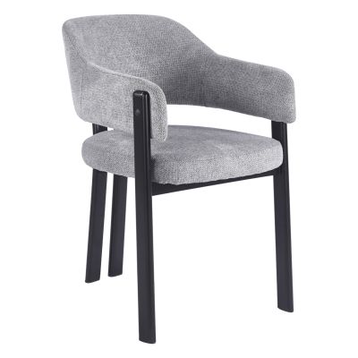 Трапезен стол DIRENO– сива 57x58x81,5 см (в).