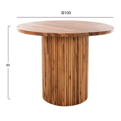 ТРАПЕЗНА МАСА DREMA1 - Φ100X80Hcm.