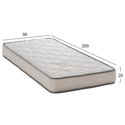 HM653.90-200 DREAMTOPIA mattress, series RELIEF, 90X200x20H
