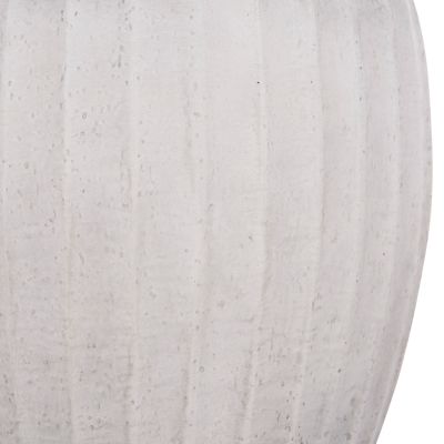 GARDEN PLANTERS ROUND SET 3PCS SERIES GARDENER HM4728 FIBERCLAY--IN CEMENT COLOR Φ48x56Hcm.