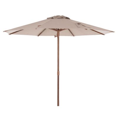 PROFESSIONAL UMBRELLA Φ3,00m GLADELL HM6603.02 BEIGE SHADE-HEAT TRANSFER ALUMINUM (WITHOUT BASE)