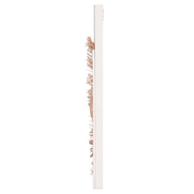 WALL DECOR PANEL RECTANGLE SERIES SANTORINI HM4532 MDF IN OFF WHITE COLOR-DECOR IN BEIGE 60x4.5(thickness)x80Hcm.