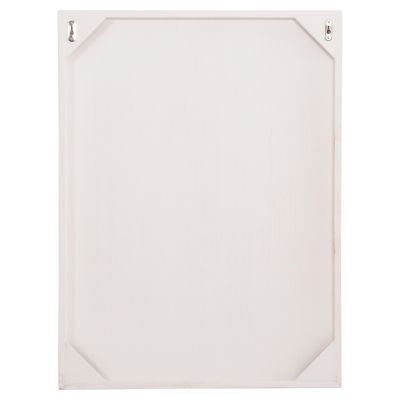 WALL DECOR PANEL RECTANGLE SERIES SANTORINI HM4532 MDF IN OFF WHITE COLOR-DECOR IN BEIGE 60x4.5(thickness)x80Hcm.