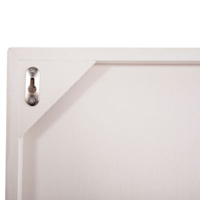 WALL DECOR PANEL RECTANGLE SERIES SANTORINI HM4532 MDF IN OFF WHITE COLOR-DECOR IN BEIGE 60x4.5(thickness)x80Hcm.
