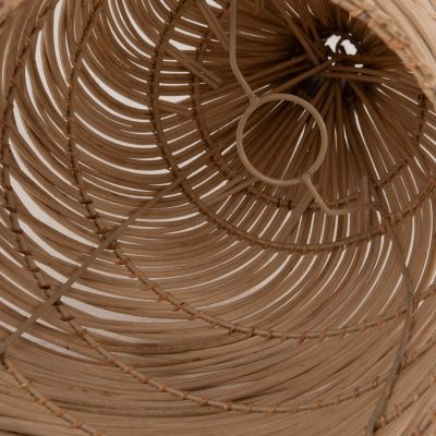 CEILING PENDANT LAMP CARBOY HM7884 NATURAL RATTAN IN NATURAL COLOR Φ28x163.5Hcm.