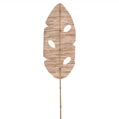 DECORATIVE LEAF ΗΜ7872 WATER HYACINTH IN NATURAL COLORING 32x200x3 cm.