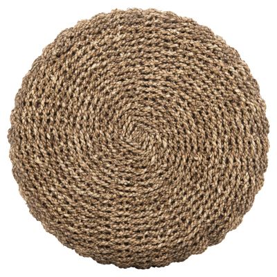  ТАБУРЕТКА BEAM - ТИКОВО ДЪРВО - НАТУРАЛНО И ЧЕРНО Φ43x45Hcm.