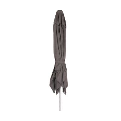 RPOFESSIONAL UMBRELLA 3x3m GLADELL HM6604.01 GREY SHADE-ANODIZED ALUMINUM