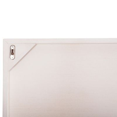 WALL DECOR PANEL RECTANGLE SERIES SANTORINI HM4531 MDF IN OFF WHITE COLOR-DECOR IN BEIGE 80x4.5(thickness)x120Hcm.
