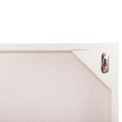 WALL DECOR PANEL RECTANGLE SERIES SANTORINI ΗΜ4535 MDF IN OFF WHITE COLOR-DECOR IN BEIGE 48x4.5(thickness)x60Hcm.