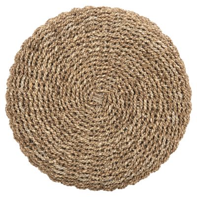  ТАБУРЕТКА - ТИКОВО ДЪРВО - ЕСТЕСТВЕНО И БЯЛО Φ42x46Hcm.
