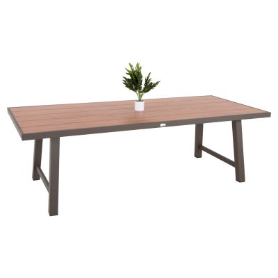 ВЪНШНА АЛУМИНИЕВА МАСА GOBAR - ШАМПАНСКО С ДЪРВО ПЛОТ 240Χ105Χ75Hcm.