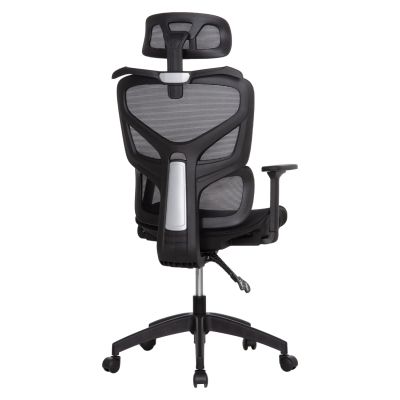 OFFICE CHAIR APEX HM1227.01 BLACK MESH FABRIC & PP 70x66x113-130Hcm.