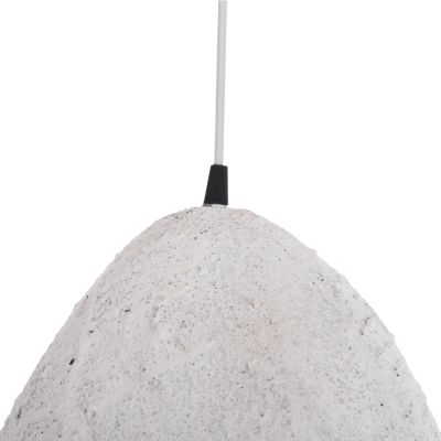 CEILING PENDANT LAMP STONE-LOOK STONER (S) HM4417.02 WHITE 37x30x45Hcm.
