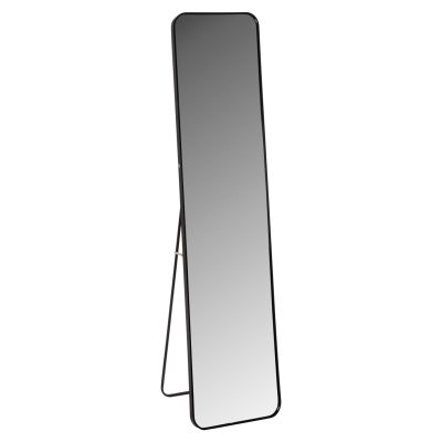 FLOOR STANDING MIRROR BOELY HM9577.01 ALUMINUM FRAME IN BLACK COLOR 40x35x160Hcm.