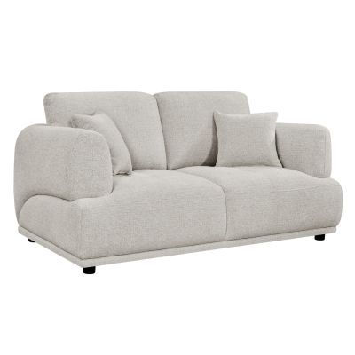 SOFA 2-SEATER STRUCTO HM3330.02 LIGHT BEIGE FABRIC 168x94x88Hcm.