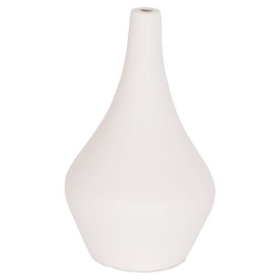 TABLE DECORATIVE VASE DENI HM4663.02S FIBER CEMENT IN WHITE--Φ15x27Hcm.