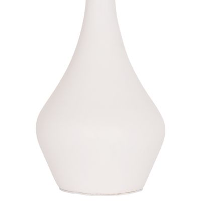 TABLE DECORATIVE VASE DENI HM4663.02S FIBER CEMENT IN WHITE--Φ15x27Hcm.