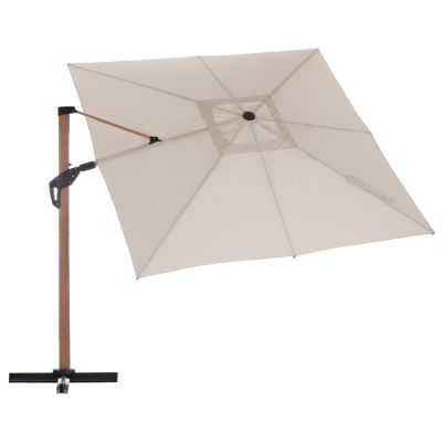 PROFESSIONAL UMBRELLA JAVANTE HM6622.02 HEAT TRANSFER ALUMINUM--BEIGE SHADE 3x3x2.56Hm