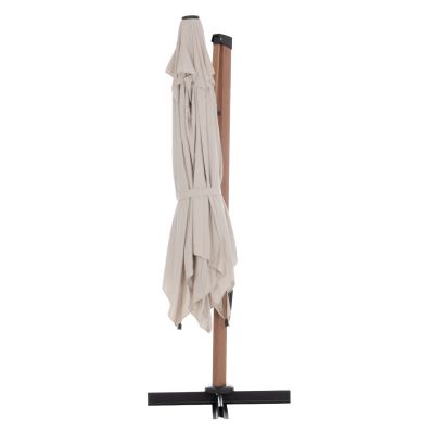 PROFESSIONAL UMBRELLA JAVANTE HM6622.02 HEAT TRANSFER ALUMINUM--BEIGE SHADE 3x3x2.56Hm