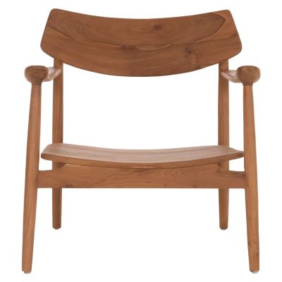 LOUNGE ARMCHAIR RANGER HM18255.01 TEAK WOOD IN NATURAL 70x73x73Hcm.
