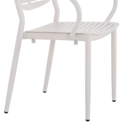 OUTDOOR DINING SET 5PCS HILLIARD HM10998.01 WHITE ALUMINUM-POLYWOOD