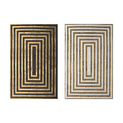 WALL PAINTING 2PCS SERIES GOBI HM4841 PRINTED CANVAS 45x2.8(thickness)x70Hcm.(x2)