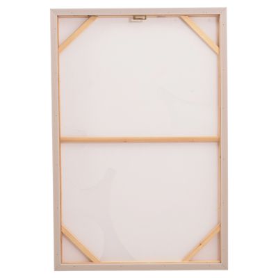 WALL PAINTING 3D FLUO HM4543.02 WITH BEIGE PS FRAME-HANDMADE SHAPES 60x4,5Χ90Hcm.