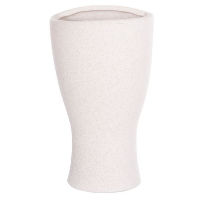 CERAMIC TABLE DECOR HUMANS HM4632 OFF WHITE WITH CRYSTALLIZATION Φ13x22Hcm.
