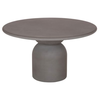КРЪГЛА ТРАПЕЗАРНА МАСА KAZVIN -СИВ --Φ130x75Hсм.